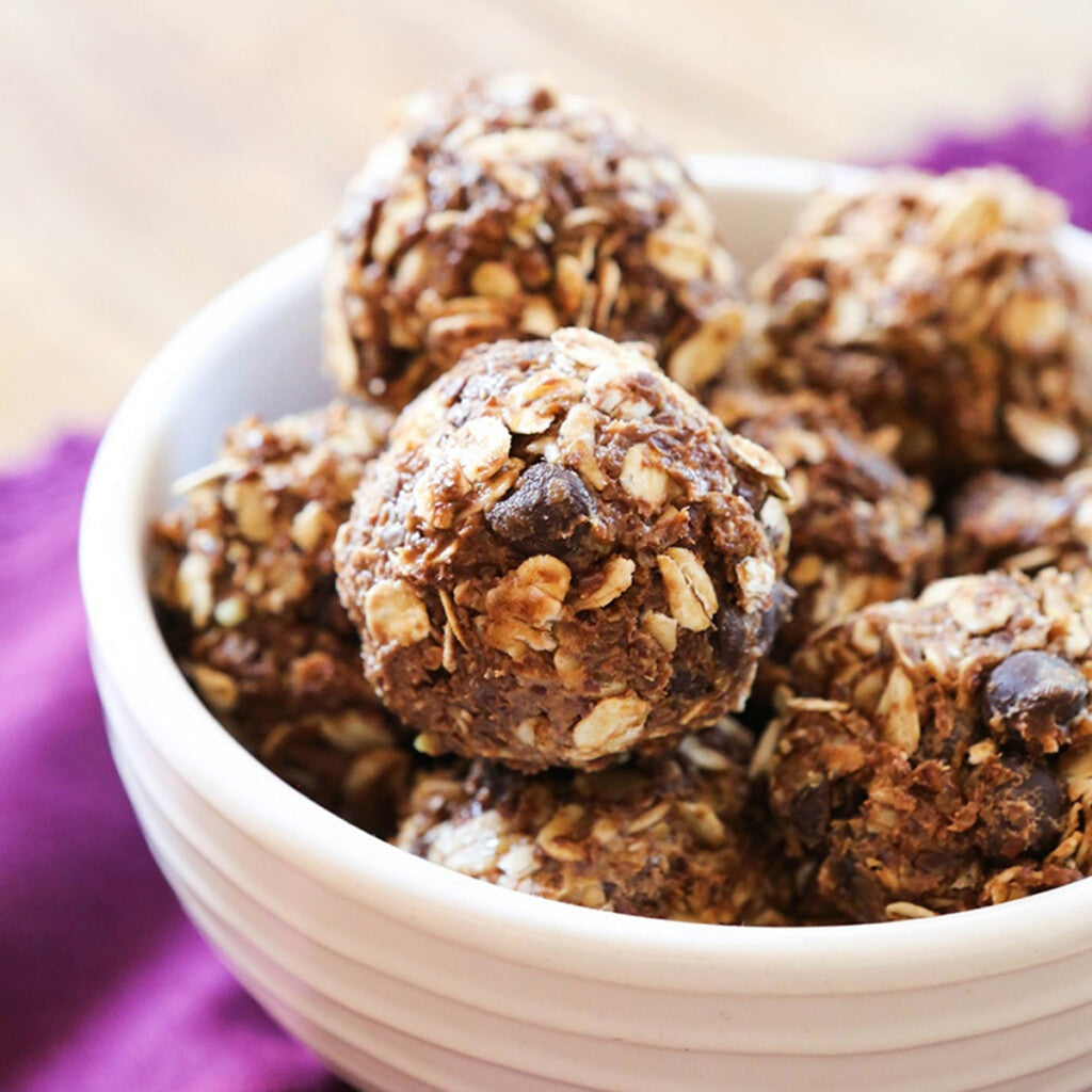 Dark Chocolate Peanut Butter Protein Balls