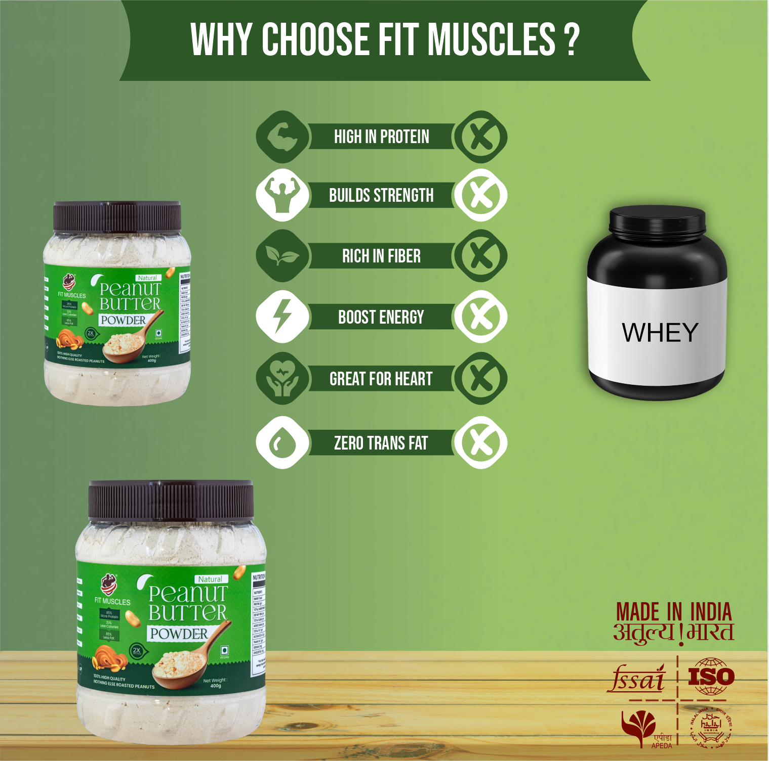 Natural Peanut Butter Powder