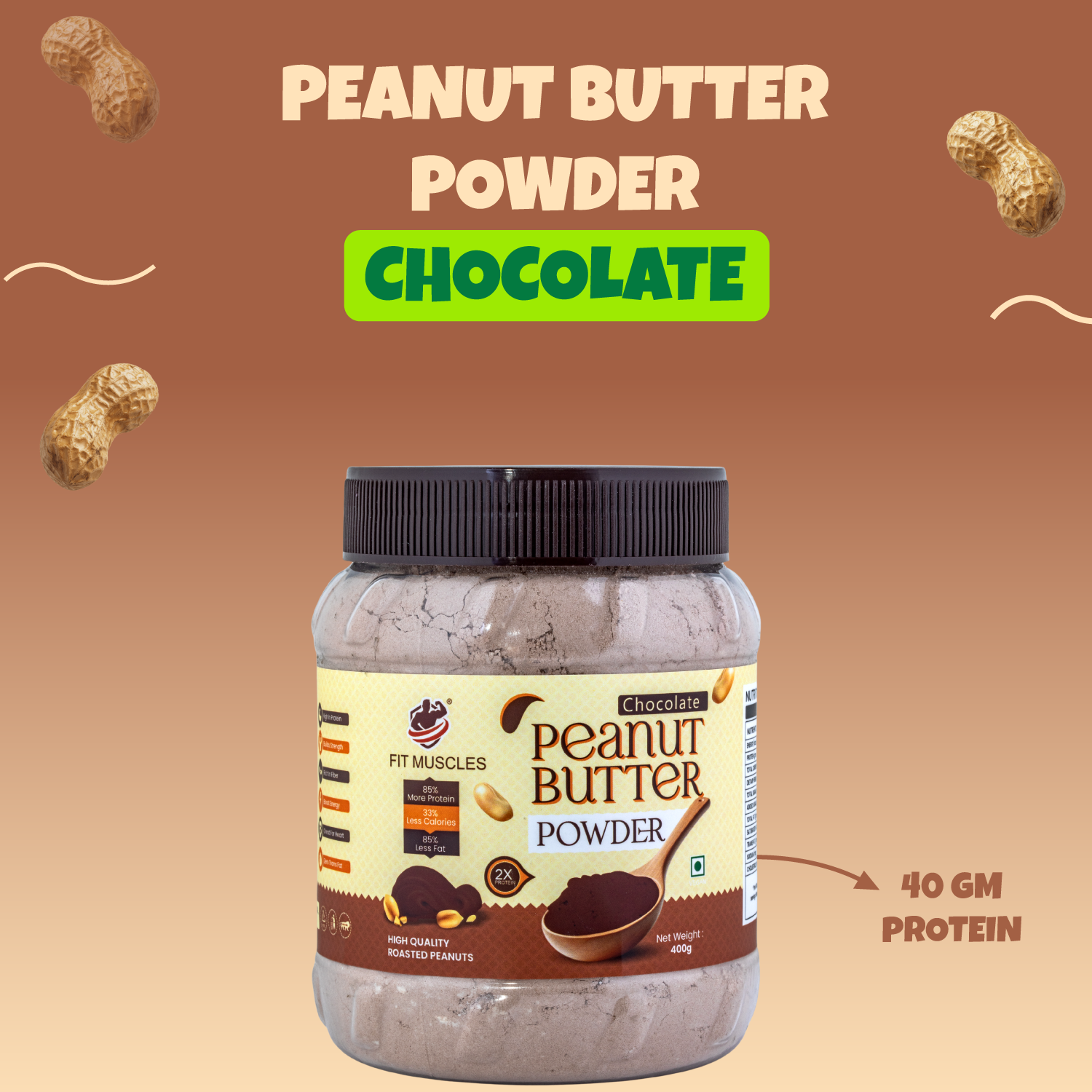 Chocolate Peanut Butter Powder