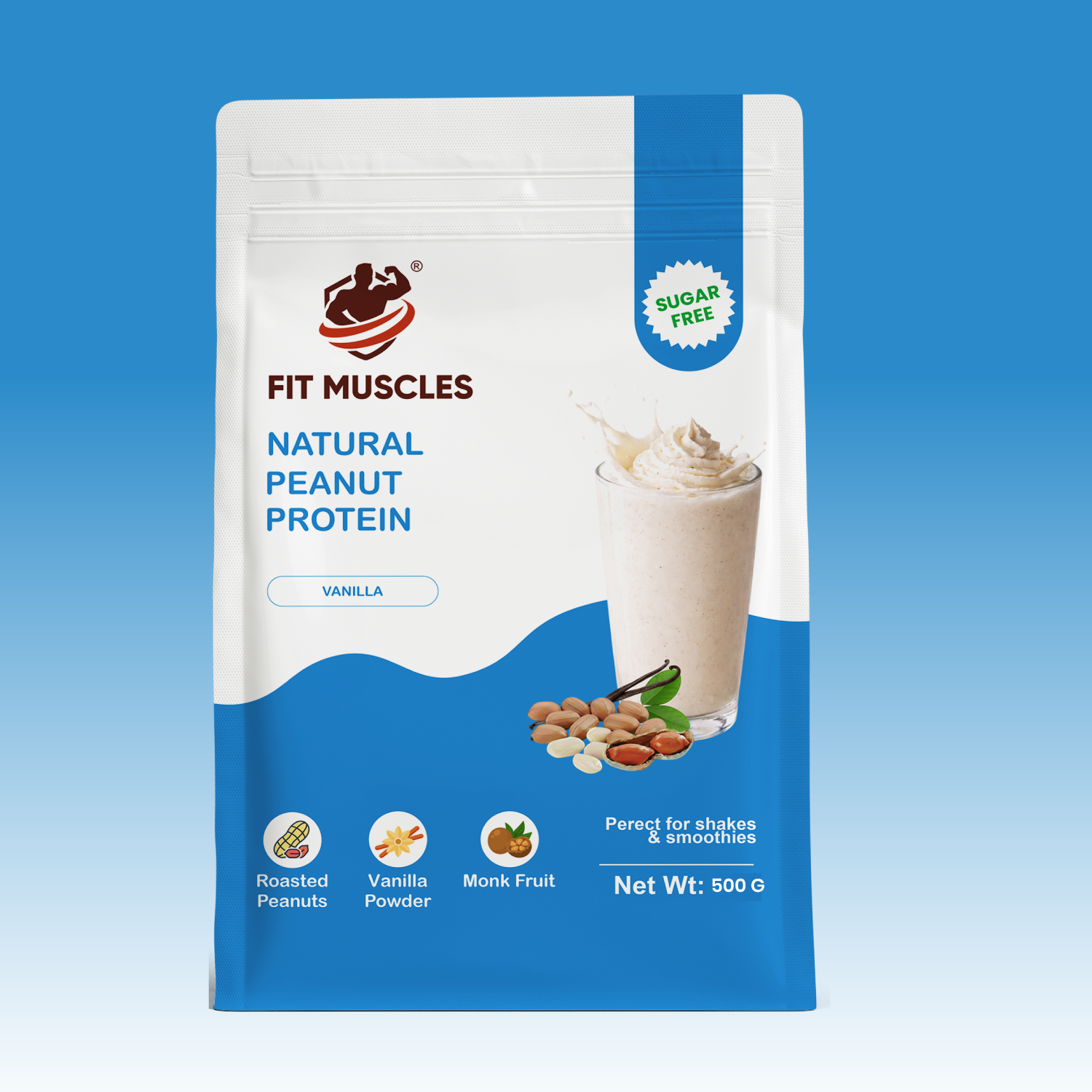 Natural Peanut Protein Powder - Vanilla