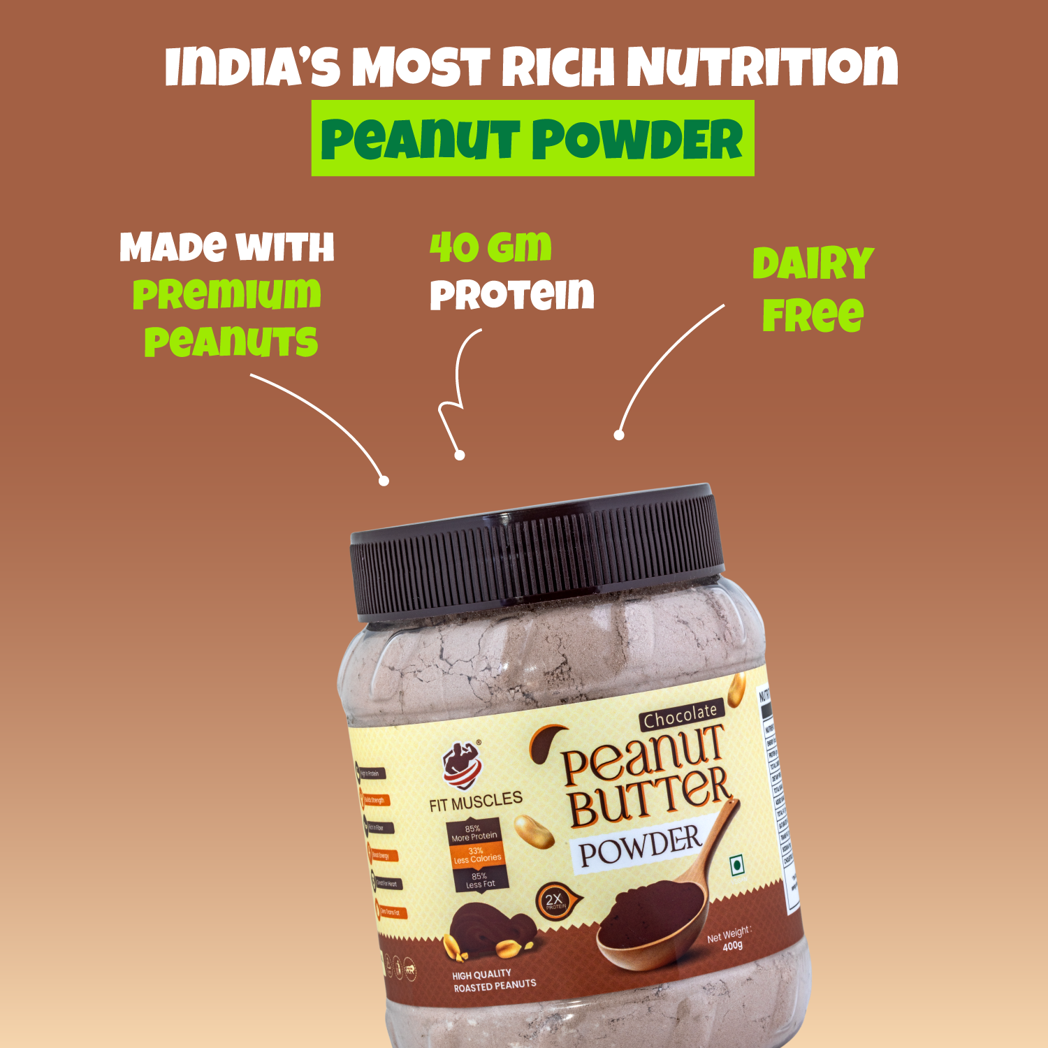 Chocolate Peanut Butter Powder