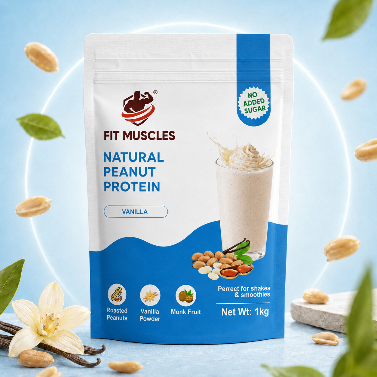 Natural Peanut Protein Powder - Vanilla