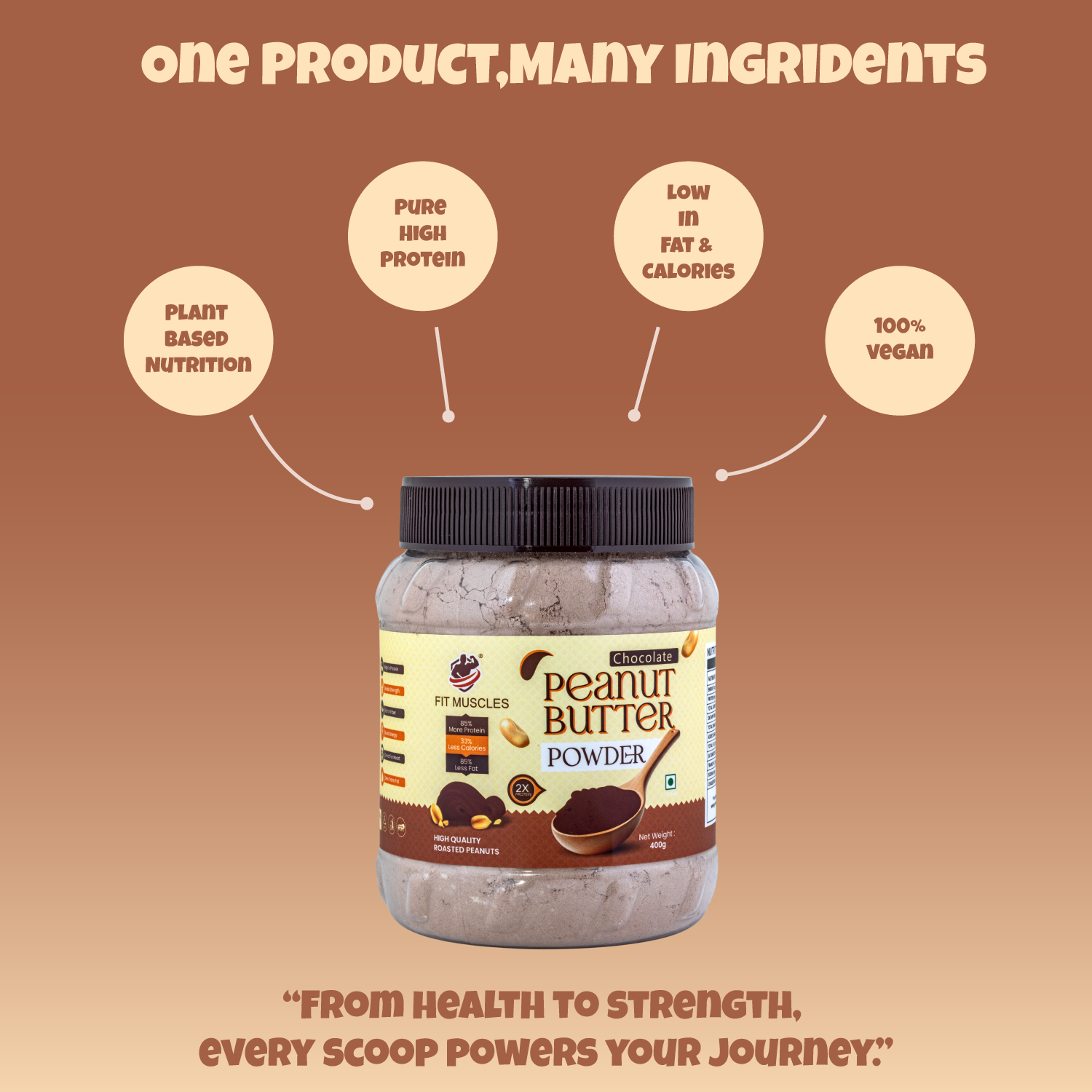 Chocolate Peanut Butter Powder