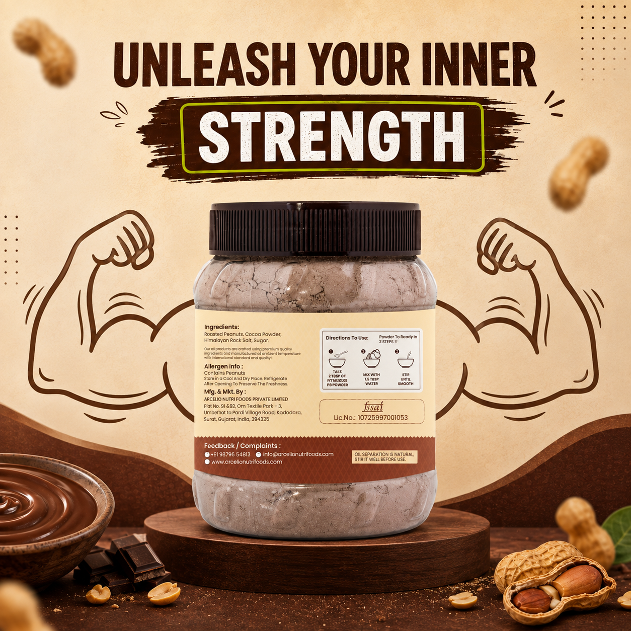 Chocolate Peanut Butter Powder