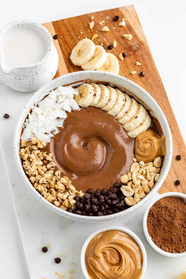 Dark Chocolate Peanut Protein Bowl
