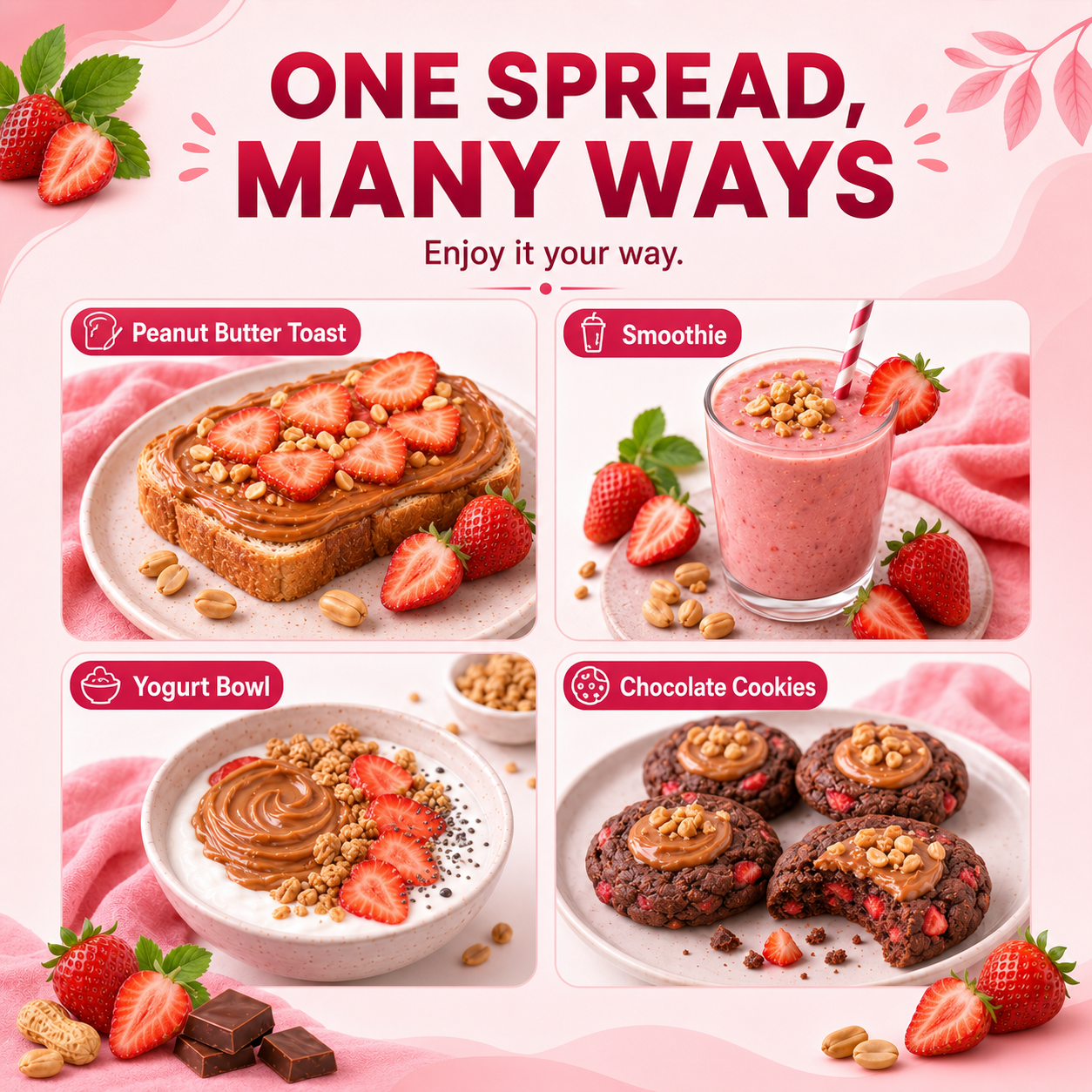 Strawberry Peanut Butter