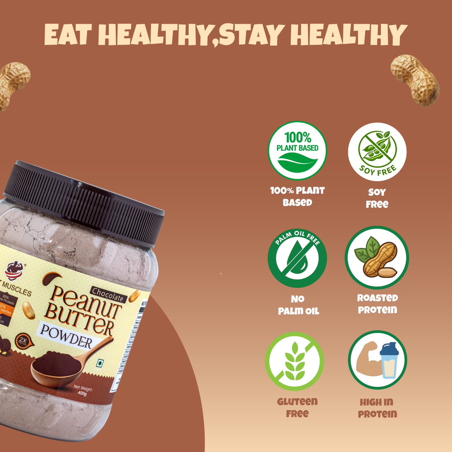 Chocolate Peanut Butter Powder