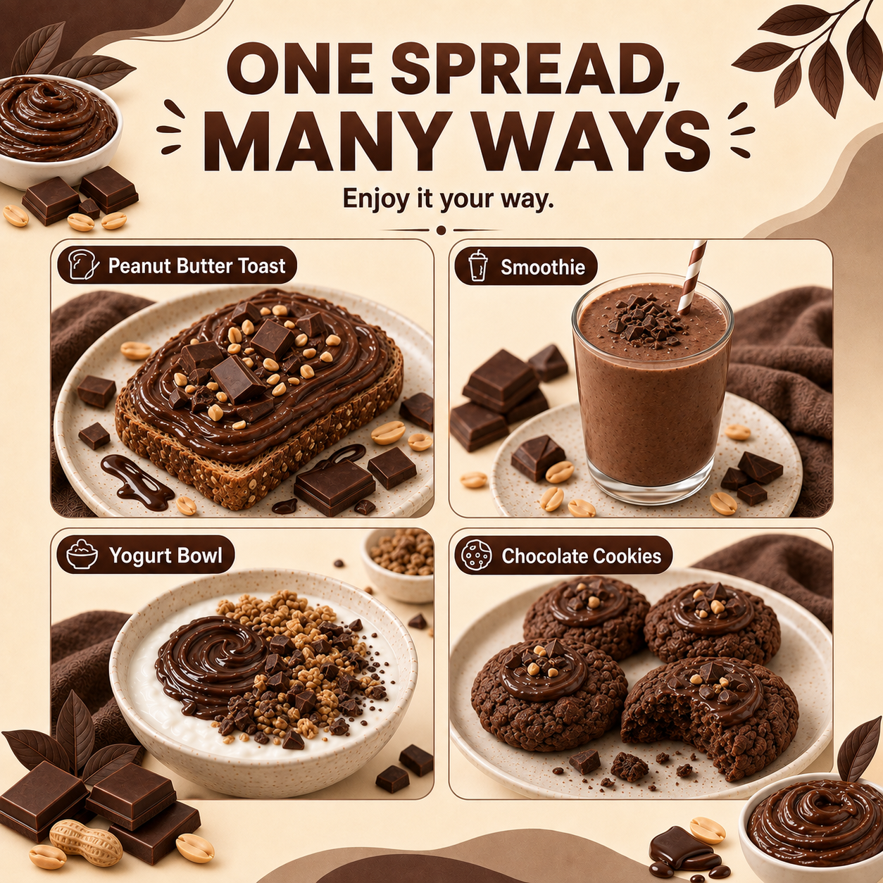 High Protein Chocolate Peanut Butter