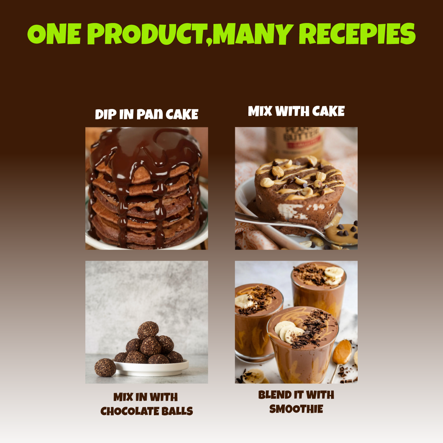 Natural Peanut Protein Powder-Dark Chocolate
