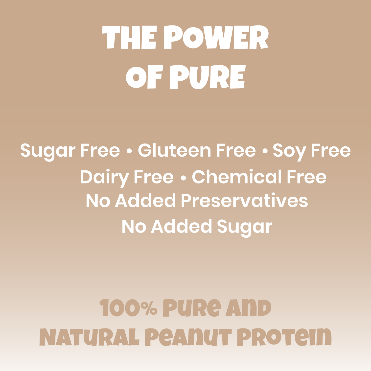 Natural Peanut Protein Powder - Coffee