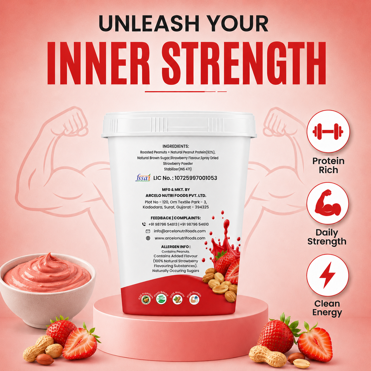 Strawberry Peanut Butter