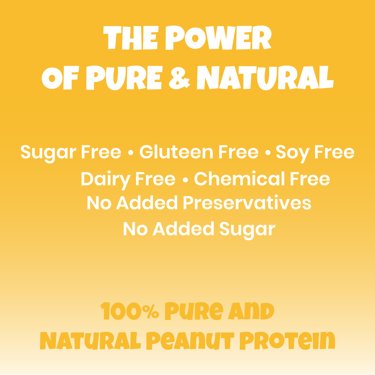 Natural Peanut Protein Powder - Mango