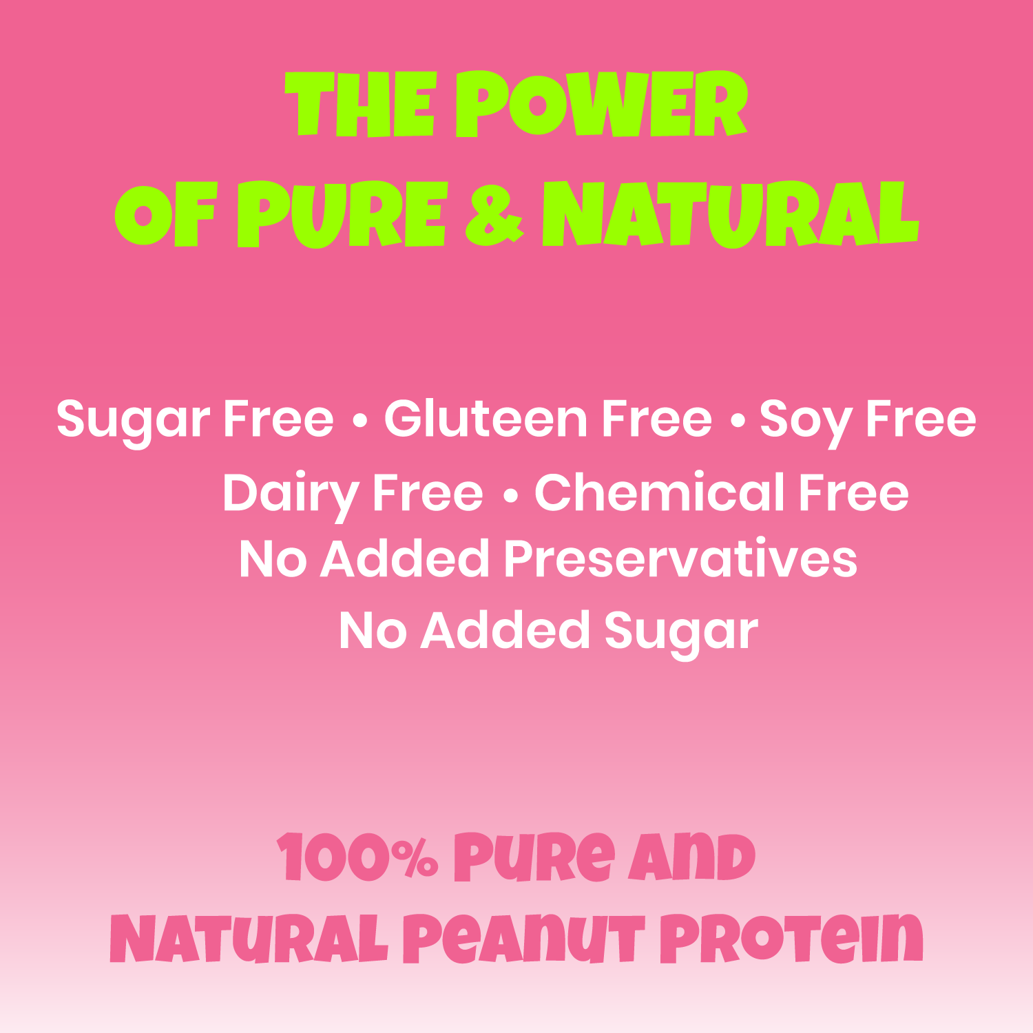 Natural Peanut Protein Powder- Strawberry