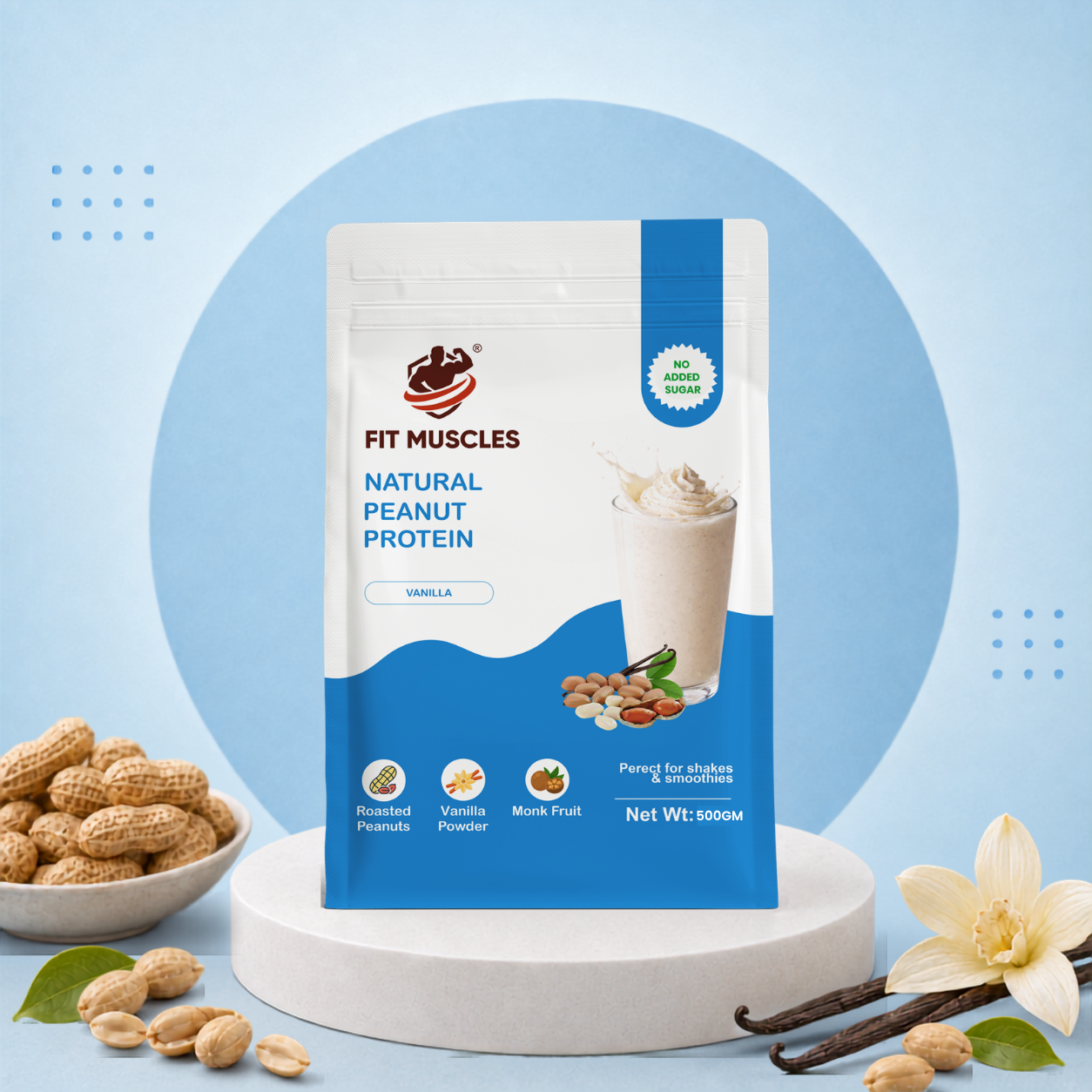 Natural Peanut Protein Powder - Vanilla
